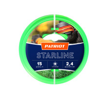 Леска Starline D 2,4 мм L 15 м (звезда, зеленая)