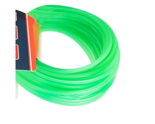 Леска D 2,4 мм L 12 м (звезда, зеленая)