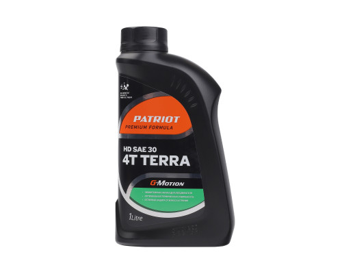 Масло 4-х тактное минеральное Patriot G-Motion HD SAE 30 Terra