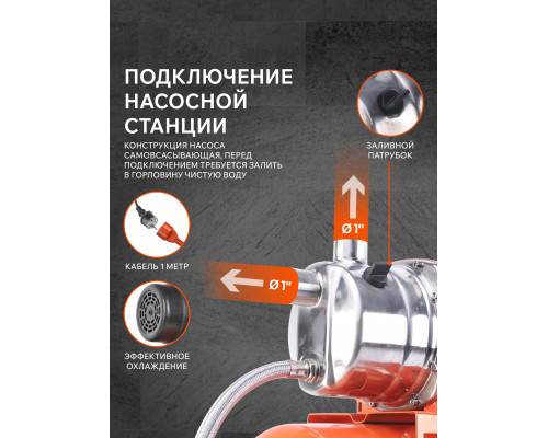 Насосная станция PATRIOT PW 850-24 INOX