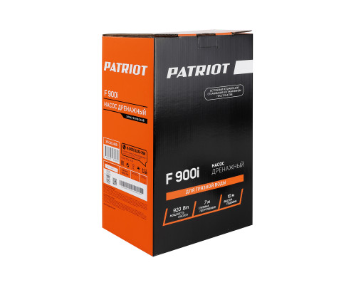 Насос дренажный PATRIOT F 900i