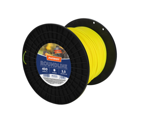 Леска Roundline D 3,0 мм L 400 м (круглая, желтая)