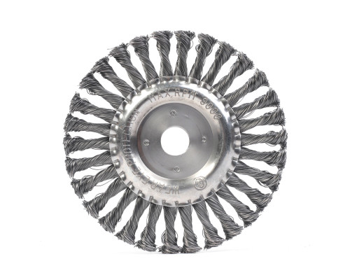 Щетка круглая витая (180х22.23 мм)