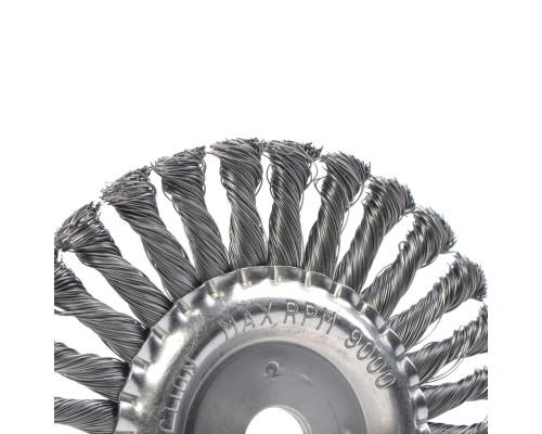 Щетка круглая витая (180х22.23 мм)