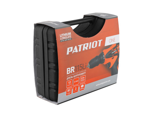 Дрель-шуруповерт аккумуляторная Patriot BR 115 Li