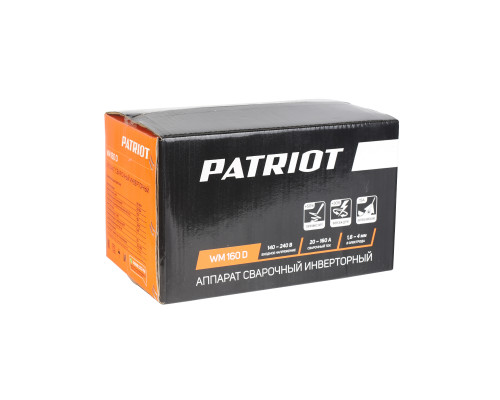 Аппарат сварочный инверторный Patriot WM160D