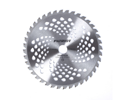 Нож Patriot TBS-40 Promo для триммера (230х25.4 мм, 40 зубьев)