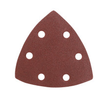 Треугольник шлифовальный на липучке (80х80х80 мм, Р120, 5 шт.)