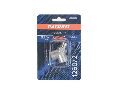 Переходник Patriot 1260/2 (Y-образный 1/4quot; MFF)