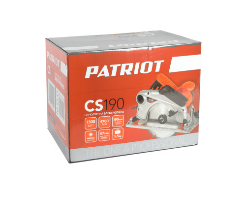 Пила циркулярная Patriot CS 190