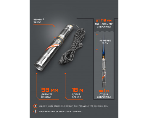 Насос скважинный Patriot CP 5360 C