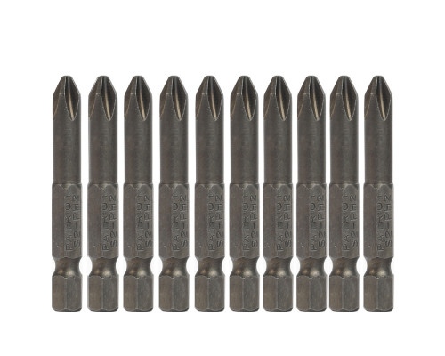 Бита PH2, сталь S2, длина 50 мм, 10 шт.