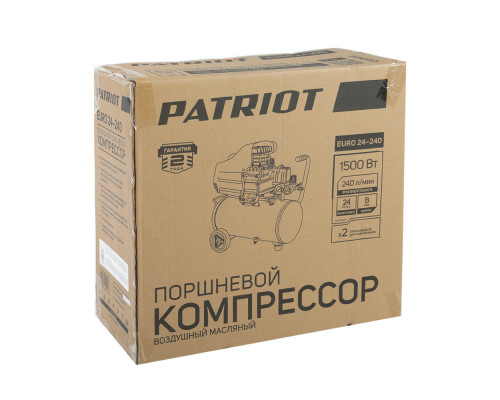 Компрессор Patriot поршневой масляный EURO 24-240