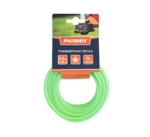 Леска D 3,0 мм L 12 м (звезда, зеленая)