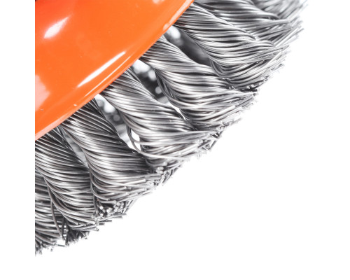 Щетка чашеобразная витая (75 мм, М14)