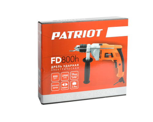 Дрель электрическая ударная Patriot FD 800h