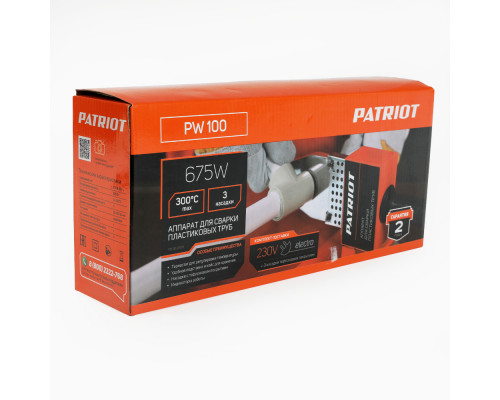 Аппарат для сварки пластиковых труб Patriot PW 100 The One