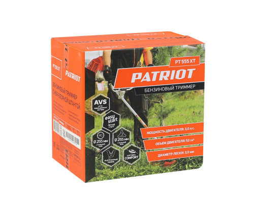 Триммер бензиновый PATRIOT PT 555 XT (1+1)
