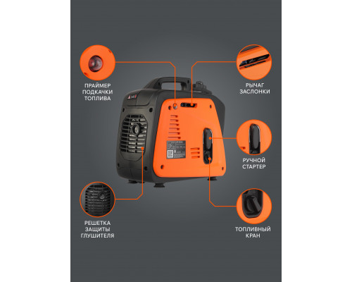 Генератор инверторный PATRIOT GP 1000i