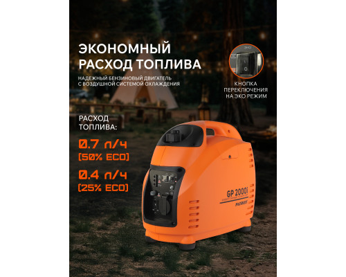 Генератор инверторный PATRIOT GP 2000i