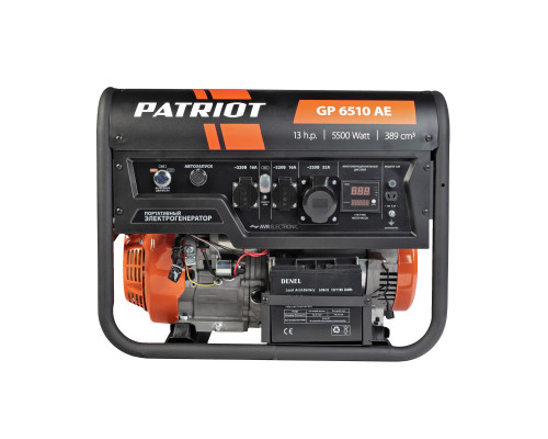 Генератор бензиновый PATRIOT GP 6510AE