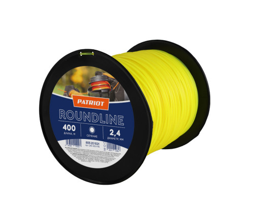 Леска Roundline D 2,4 мм L 400 м (круглая, желтая)