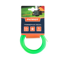 Леска D 2,0 мм L 12 м (звезда, зеленая)