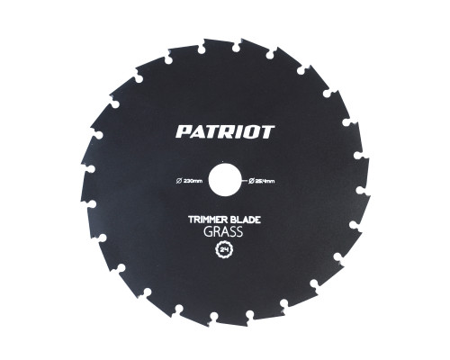 Нож Patriot TBS-24 для триммера (230х25.4 мм, 24 зубца)