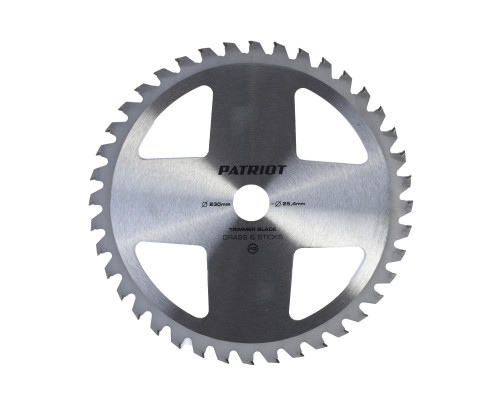 Нож Patriot TBS-40 X для триммера (230х25.4 мм, 40 зубьев)