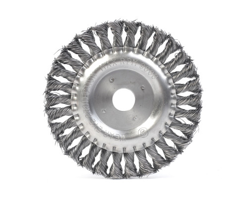 Щетка круглая витая (150х22.23 мм)