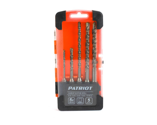 Набор буров SDS-plus (5x110, 6x110, 6x160, 8x160, 10x160 мм)