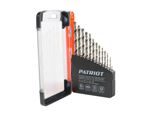 Набор сверл по металл(1.5-6.5 мм, 13 шт.)