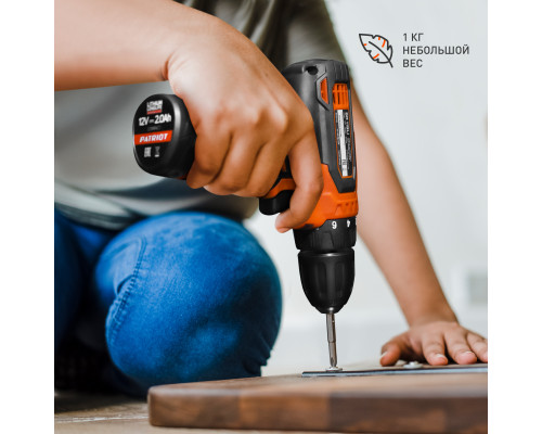 Дрель-шуруповерт аккумуляторная Patriot BR 119 Li