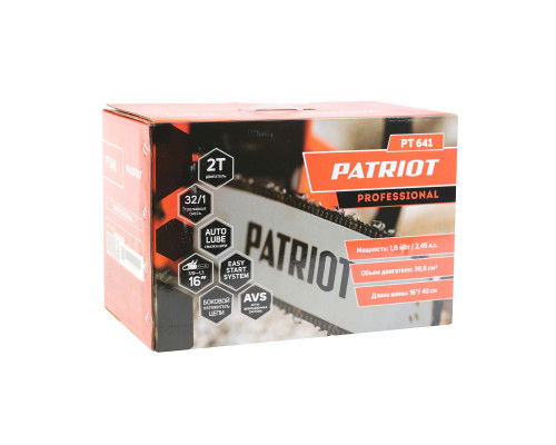 Пила цепная бензиновая Patriot РТ 641