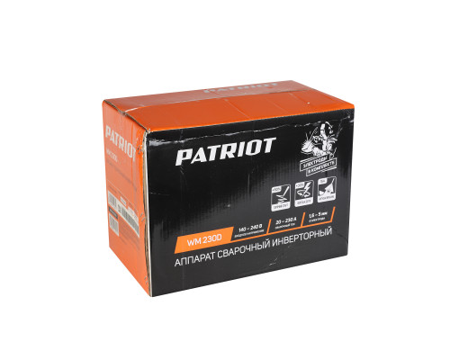 Аппарат сварочный инверторный Patriot WM230D