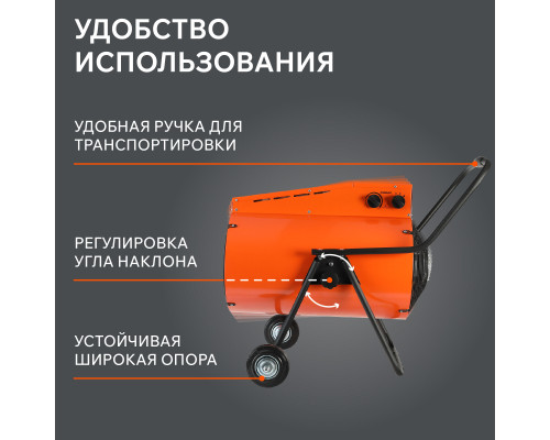 Тепловентилятор электрический PATRIOT PT-R24 (Россия)