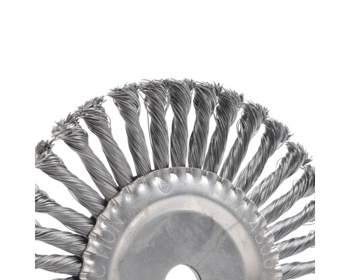 Щетка круглая витая (200х22.23 мм)