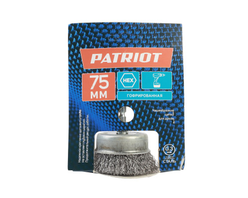 Щетка чашеобразная для дрели (75 мм)