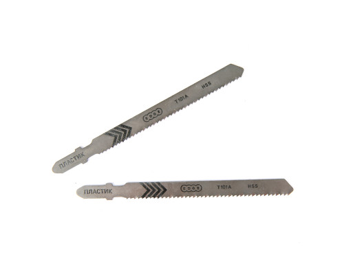 Пилка для лобзика T101A по пластику (2 шт.)