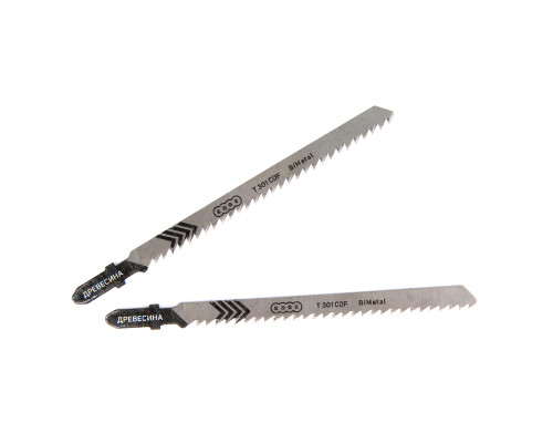 Пилка для лобзика T301CDF по дереву (2 шт.)