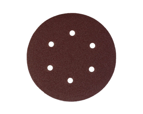 Круг шлифовальный на липучке (150 мм, Р100, 6 отв.)