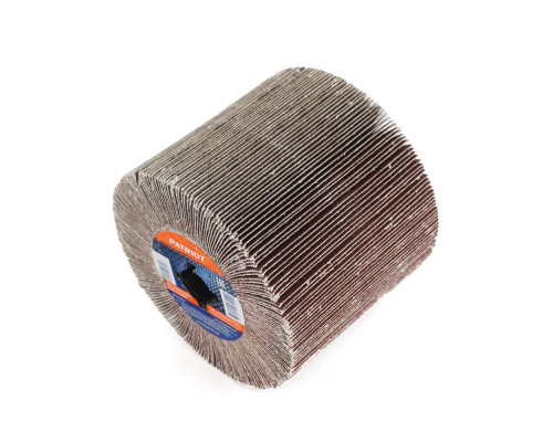 Щетка абразивная лепестковая для брашировальных машин (120х100 мм, Р120)