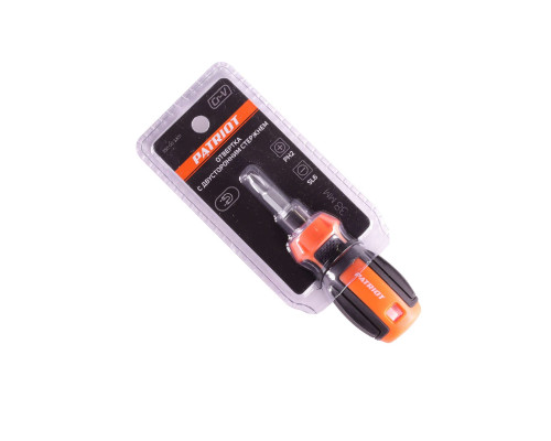Отвертка Patriot с двусторонним стержнем PH2-SL6 x 38
