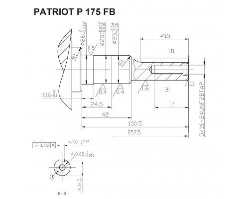 Двигатель Patriot P175FB