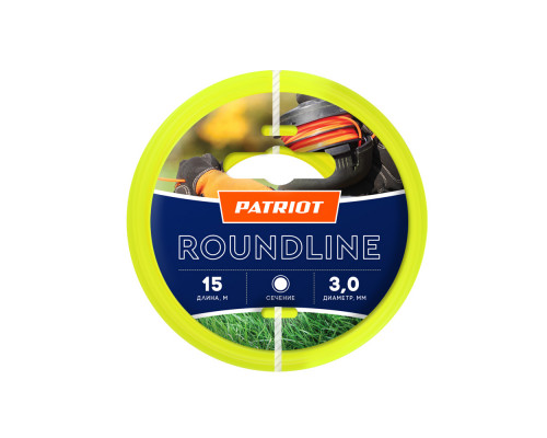 Леска Roundline D 3,0 мм L 15 м (круглая, желтая)