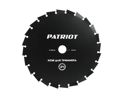 Нож Patriot TBM-24 для триммера (230х25.4 мм, 24 зубца)