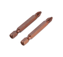 Бита PZ2, сталь S2, длина 50 мм, 2 шт.