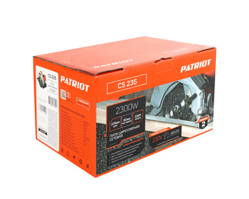 Пила циркулярная PATRIOT CS 235