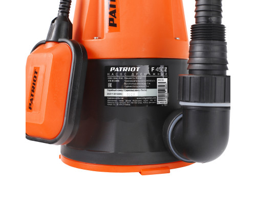 Насос дренажный Patriot F 450 Z