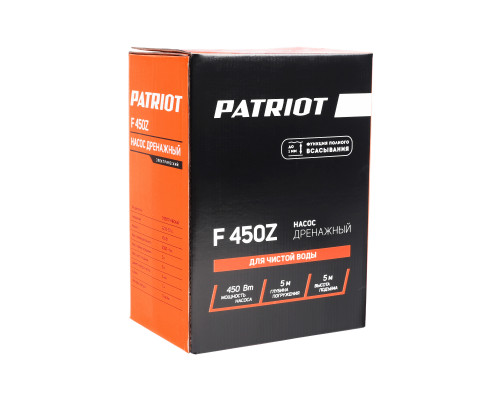 Насос дренажный Patriot F 450 Z